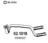 ALFA 60566527 Exhaust Pipe